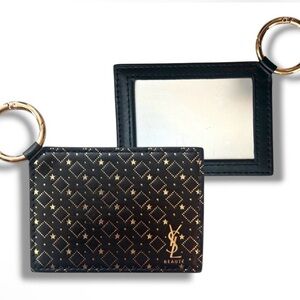 YSL Yves Saint Laurent Beaute Holiday keyring mirror